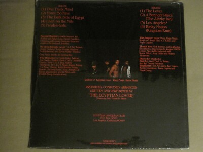洋楽 EGYPTIAN LOVER/ON TRACK MIND (US LP) THE EGYPTIAN LOVER ONE TRACK MIND LP ORIG '86 EGYPTIAN EMPIRE DMSR