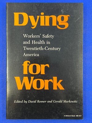 Dying for Work : Workers' Safety and Health in Twentieth-Century