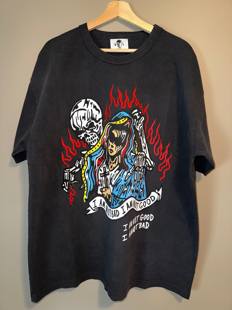2022 Warren Lotas Not Bad X-Large Tee Black I Am Good WL 2022 Warren Lotas Not Bad X-Large Tee Black I Am Good WL