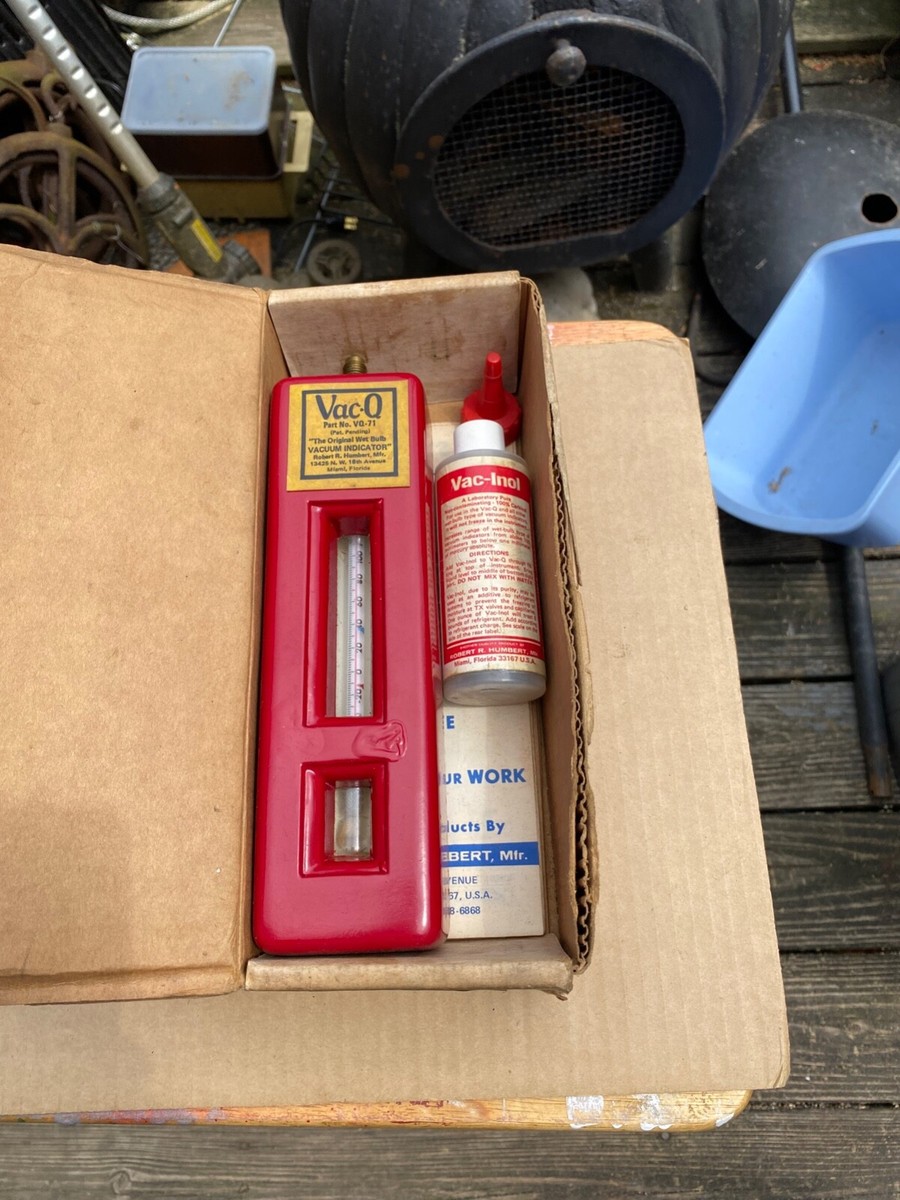 Vac-Q Wax Bulb Vacuum Indicator Carrier HVAC System Tester | eBay