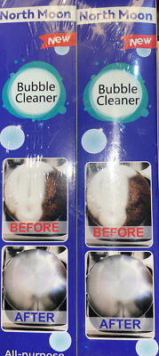 North Moon Bubble Cleaner 2 Pack 3.52 oz each New 