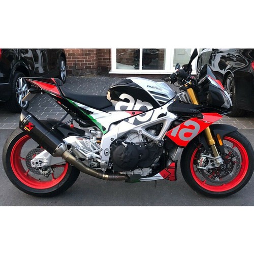 Aprilia Tuono V4 1100 Fábrica Italiana Bandera Lateral y Panel Gráficos Set - Imagen 2 de 13