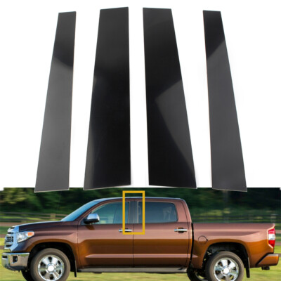 Für TOYOTA Tundra 2007-2020 Schwarze Säule Türpfosten 4er Set