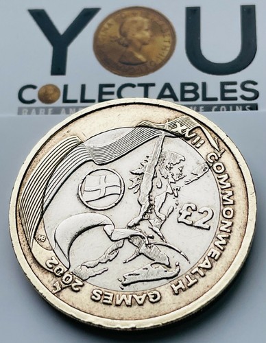 2002 £2 Two Pounds Coin Commonwealth Games England Wales Scotland N.Ireland - Picture 7 of 16