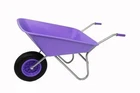 85L LILAC PLASTIC WHEELBARROW WITH LILAC PNEUMATIC WHEEL - EXCELLENT QUALITY