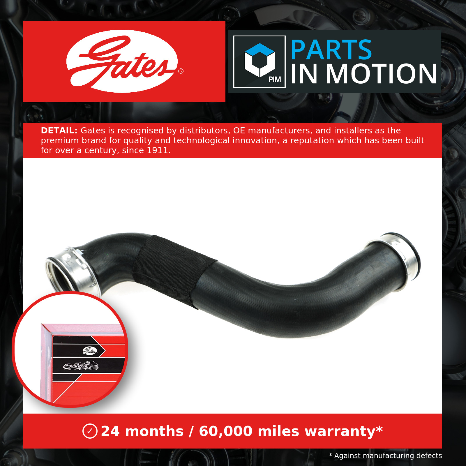 GATES-OE 09-0428 Charge Air Hose for MERCEDES-BENZ - Image 10