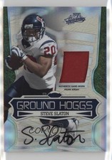 2009 Playoff Absolute Memorabilia Ground Hoggs 6/10 Steve Slaton #21 Auto g4k
