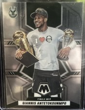 2021-22 Panini Mosaic - Finals MVPs Giannis Antetokounmpo #296 Silver
