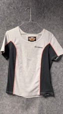 Women’s Harley-Davidson Colorblock Fitted Tee – Size M – Made in USA