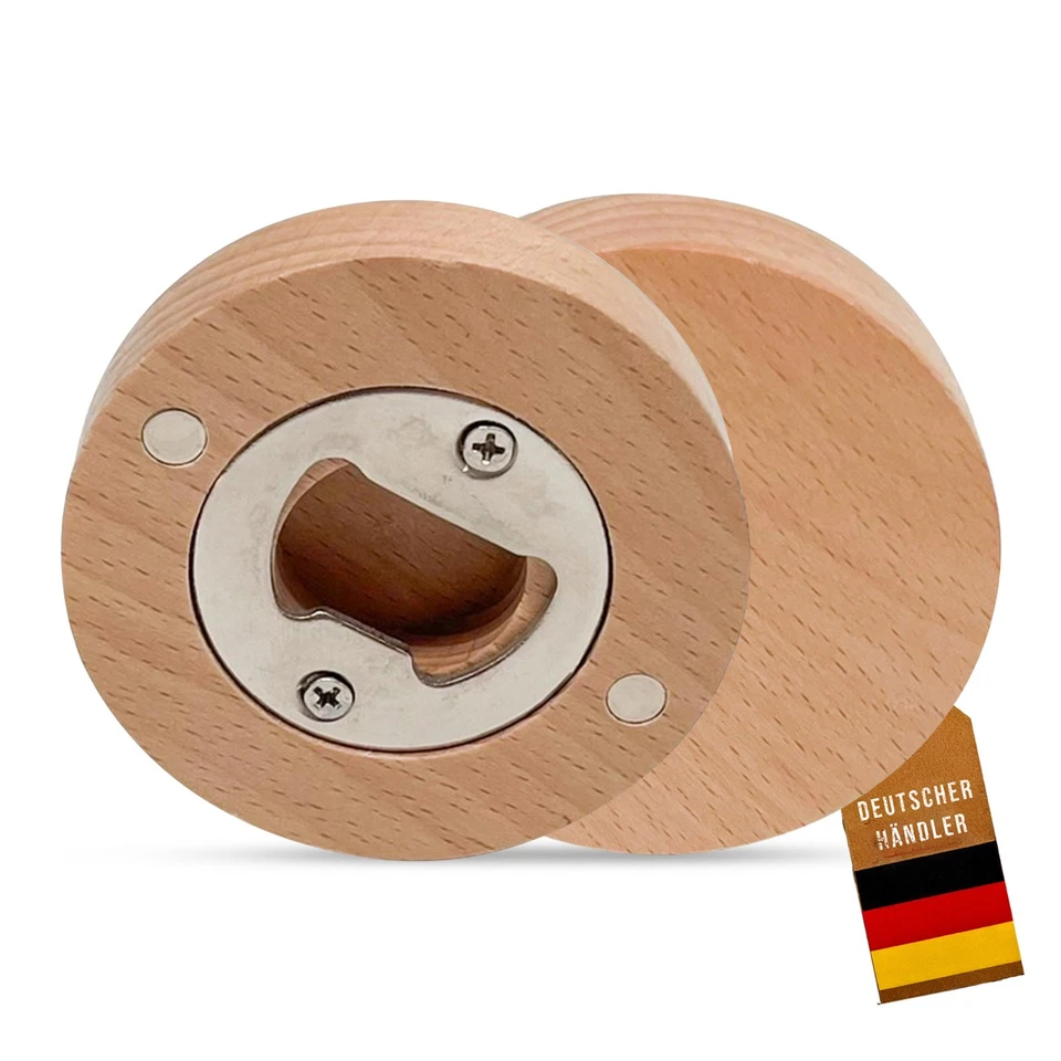 10x/50x Holz Flaschenöffner Bieröffner aus Buche Holzgriff 14cm GRAVUR mgl - Bild 2 von 4