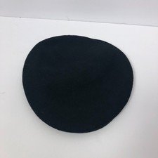 Gorra de noticiero Dockers mezcla de lana negra lisa persianas pico para hombre pequeña/mediana