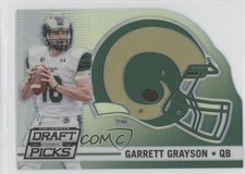 2015 Panini Prizm Collegiate Draft Picks Helmet Die-Cut Garrett Grayson #16 3g3