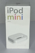 Apple M9467G/A White iPod Mini Dock FireWire Charge, Sync & Audio Output SEALED