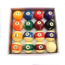 Cueelf Billiard Ball Set 2-1/4 Inch 16 Balls For Pool Tables Professional Pool