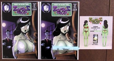 ZOMBIE TRAMP #58 Dan Mendoza CUTE + KINKY Set + Card NM+ House Of Secrets 92