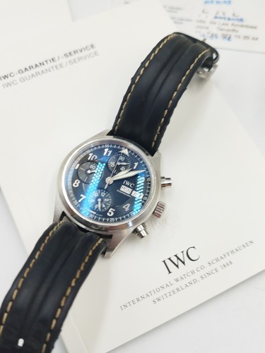 IWC Chronograph Pilot Watch Fliegeruhr Ref 3706 3093098 Boxed Paperwork Working - Picture 6 of 20