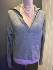 William Rast speckled waffle pull over sweater size Small