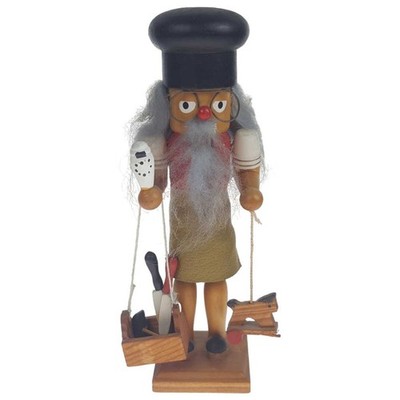 Figur Skulptur Nussknacker Holz Holzschnitzer H 17,8 cm