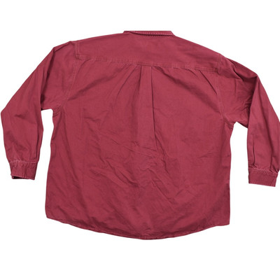 Carhartt Men's 2XL Red Cotton Casual Shirt, Preowned Long Sleeve