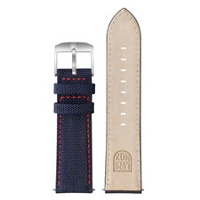 Luminox Textile Watch Band Strap Blue with Red Stitching 24 mm