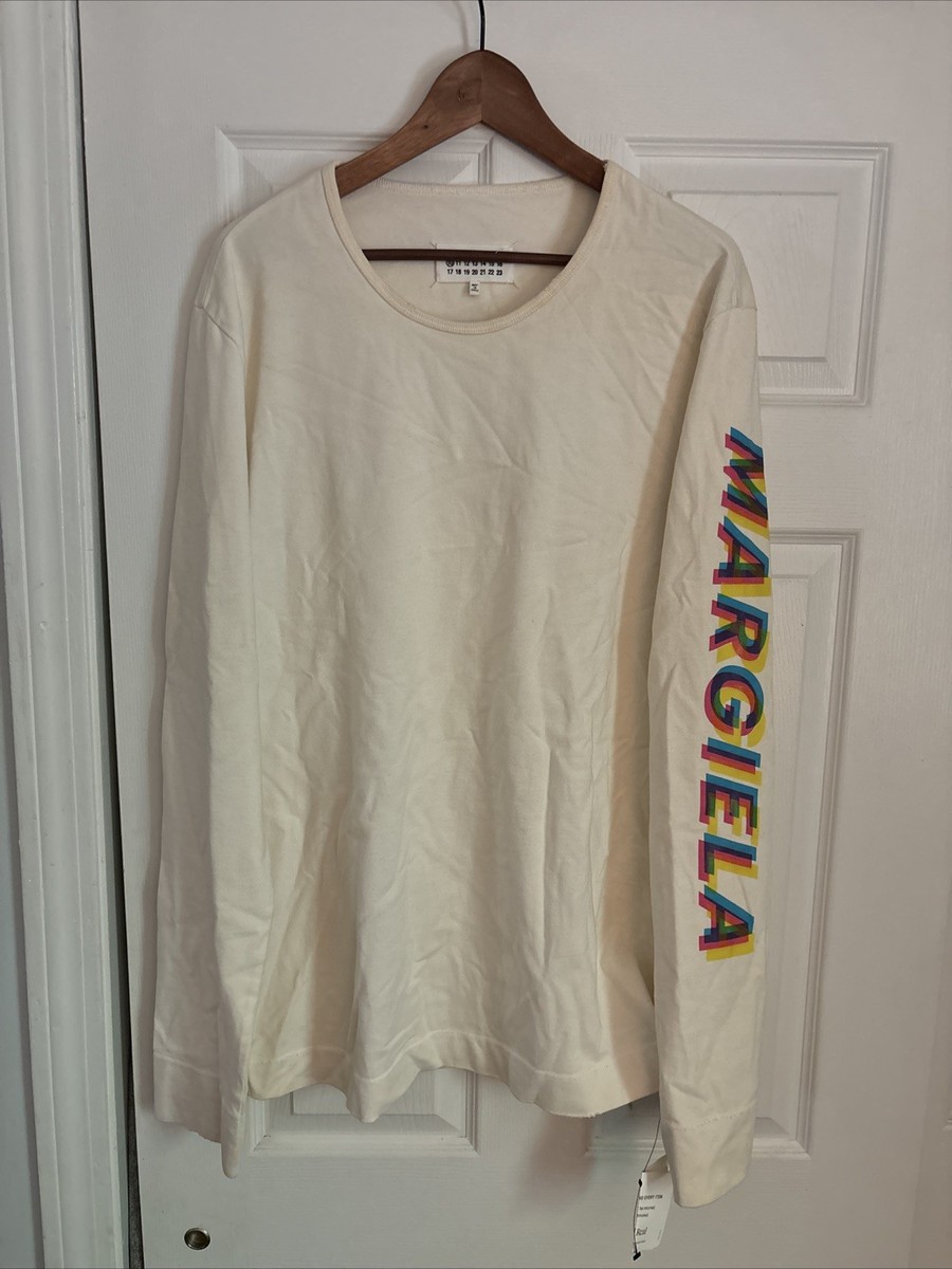 Maison Margiela Longlseeve Print Long Sleeve Shirt Size XL 50 | eBay