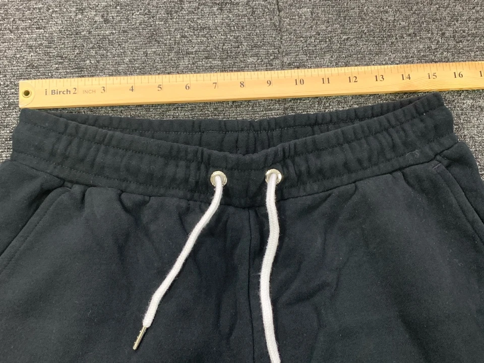 Pantalones Cortos Ellesse Polar Para Hombre Talla 30 Negro Cordón Cintura Bolsillos Gimnasio Foto 4 de 4