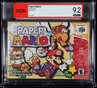 Paper Mario Nintendo 64 N64 Factory Sealed Brand New PSA 9.2 A++ NOT WATA
