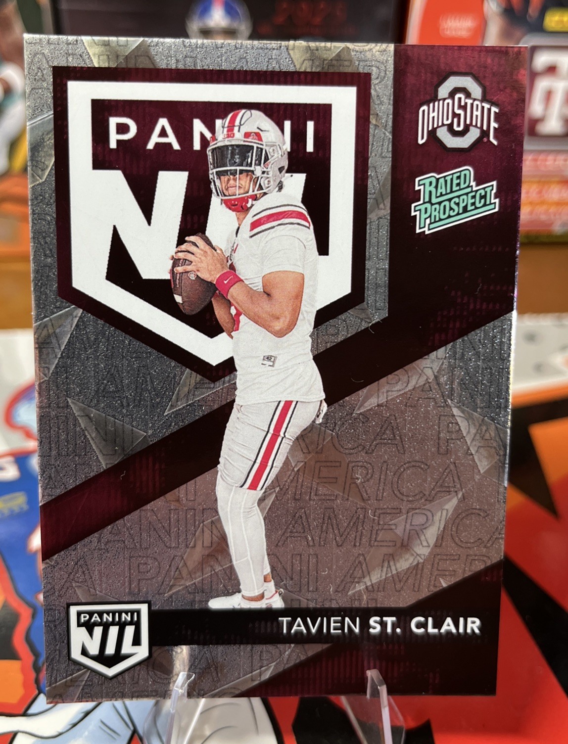 2025 Panini The National Tavien St. Clair Rated Prospect Diamonds