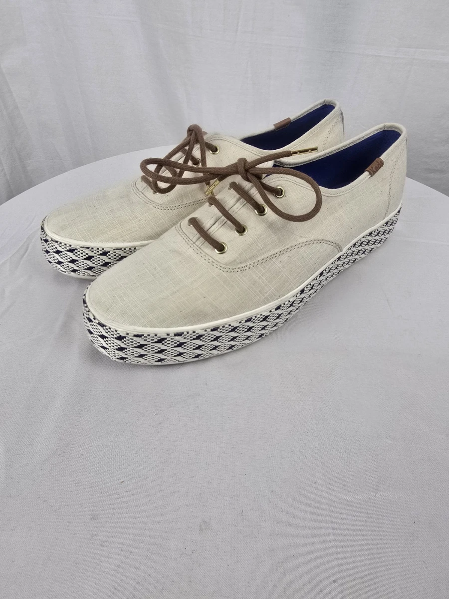 Keds Tenis De Moda Triple Up Para Mujer, Cuero De Avena, 5