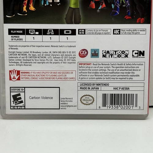 Ben 10 Nintendo Switch komplett CIB getestet Spielehülle fast neu! Versand schnell zehn - Bild 4 von 10