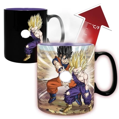 Dragon Ball Mug Heat Change 460ml Goku Gohan Cell Tazza Cambia Colore ABYSTYLE
