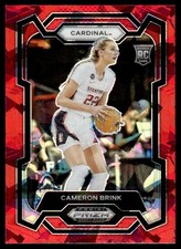 2024-25 Prizm DP Red Ice Cameron Brink Rookie Los Angeles Sparks #89
