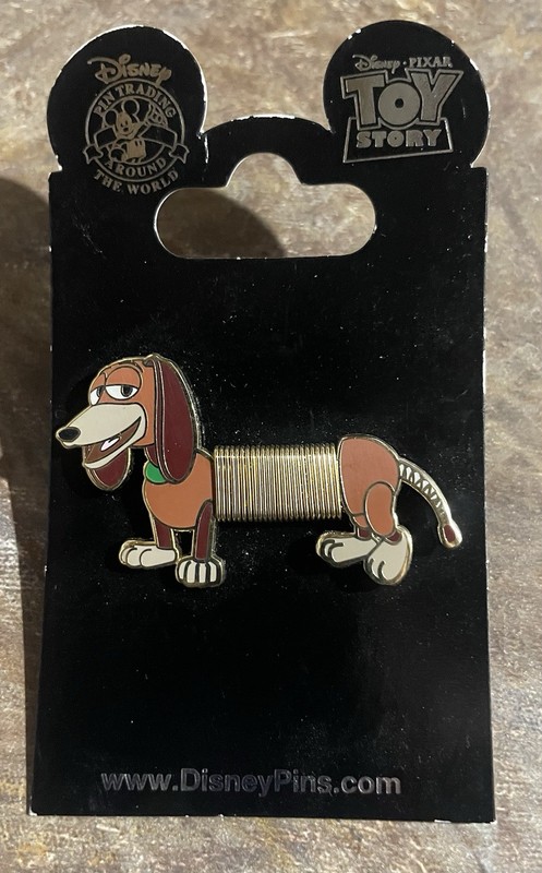 Disney Pin 13574 Toy Story Slinky Dog Spring Slink retro vintage toy Pixar 