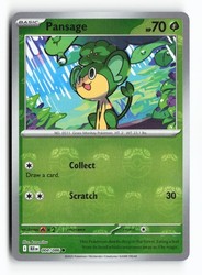 Pansage (Master Ball Pattern) 004/086 SV: Black Bolt
