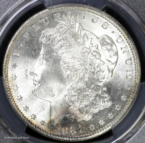 1881-S $1 Morgan Silver Dollar PCGS MS 66 | Uncirculated UNC BU - Picture 3 of 4