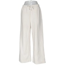 Zara, Jogginghose, Größe: M, Beige, Baumwolle/Polyester, Einfarbig, Sweat #V9p