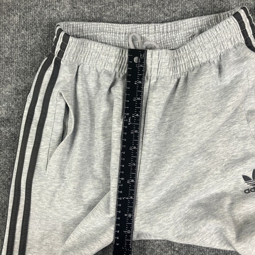 Adidas Originals Sweatpants Girls XXL Gray 3-Stripes Joggers Athletic Loungewear - Picture 6 of 12