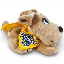 Mary Meyer Pound Puppies Beanbag Plush Toy Pedigree Dog Food Bandana VTG 1998 7"