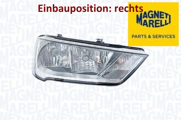 Magneti Marelli 719000000141 Hauptscheinwerfer Rechts Scheinwerfer FüR Audi-image