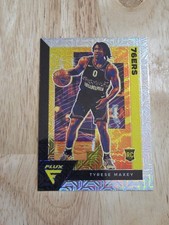 2020-21 Flux TYRESE MAXEY Silver Mojo Prizm #208 Rookie Card RC 76ers. rookie card picture