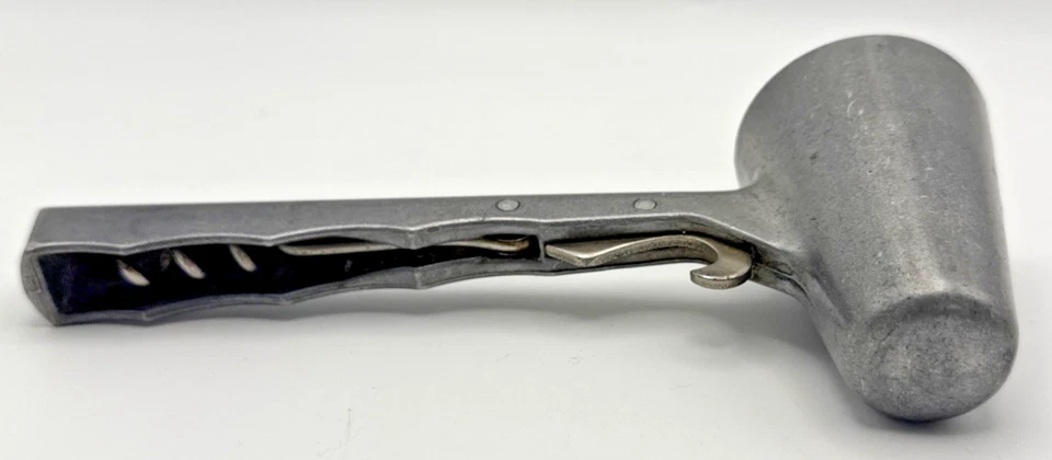 VTG Bar Boy Metal Bartender Helper Utensil Jigger Corscrew Bottle Opener Measure - Image 3 of 4