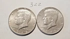 KENNEDY HALF DOLLAR,  40%  SILVER, 1967-P,  1968-D, ---322