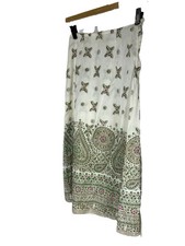 Miss Saramae 100 SILK SLIP SKIRT LINGERIE Print