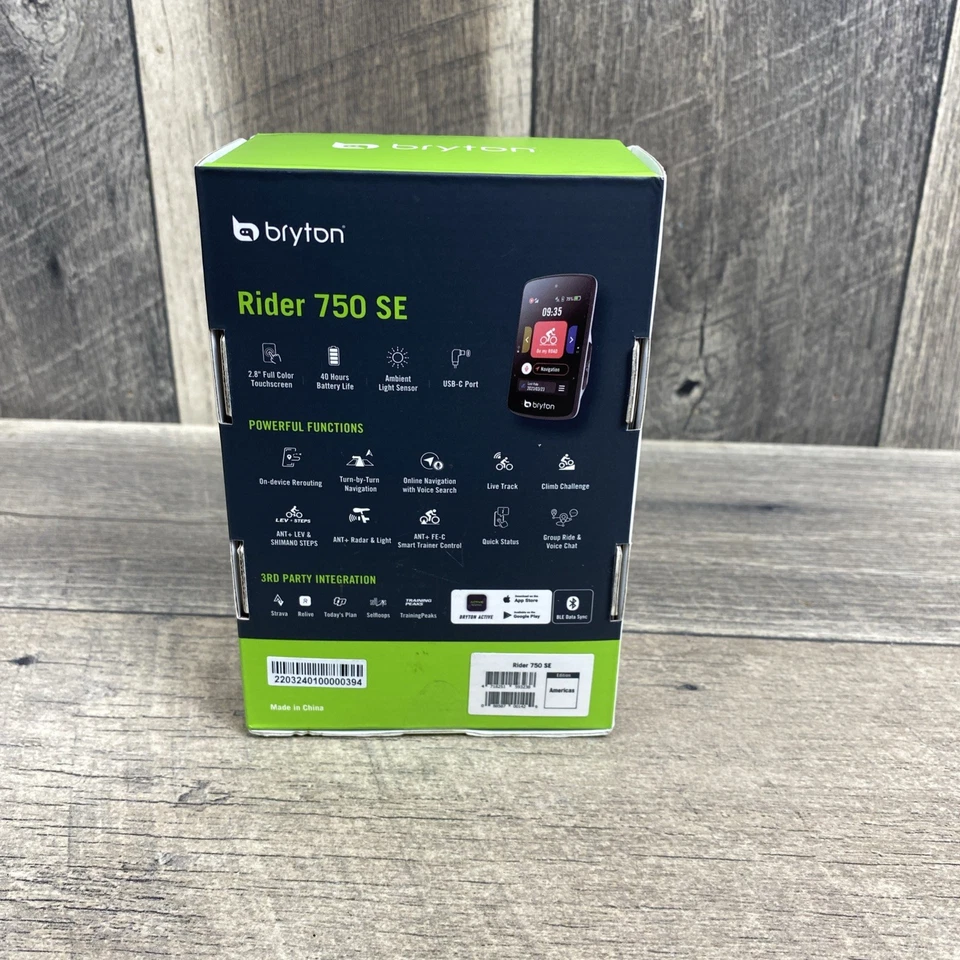 Bryton Rider 750SE 2.8 Inch Color LCD Touchscreen GPS Bike/Cycling Computer O... - Image 3 of 4