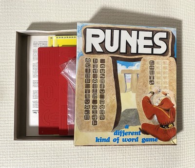 RUNES: A Different Kind of Word Game - 1981 New Old Stock - EON Products, Inc.