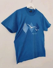 1985 VTG 50/50 Crew Neck Tee Birds South Carolina Sz Large Single Stitch USA