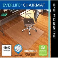 ES Robbins  Chair Mat for Hard Floor - 46"W x 60"L - Rectangle
