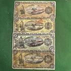 1914 4 notes Mexico Gobierno Provisional  1 2  5 & 10 pesos F-VF