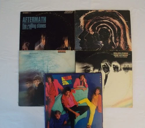 The Rolling Stones Vinyl (Lot 5LP’s) Aftermath, Between the Buttons, Hot Rocks