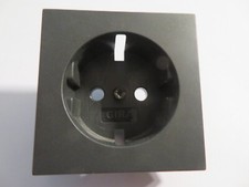 GIRA System 55 E2 Abdeckung Steckdose Anthrazit